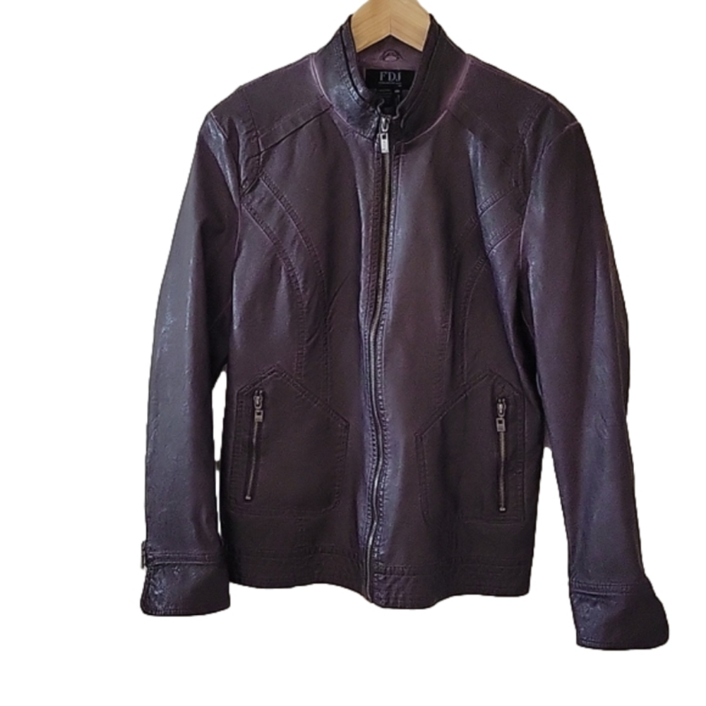 FAUX LEATHER JACKET BY FDJ